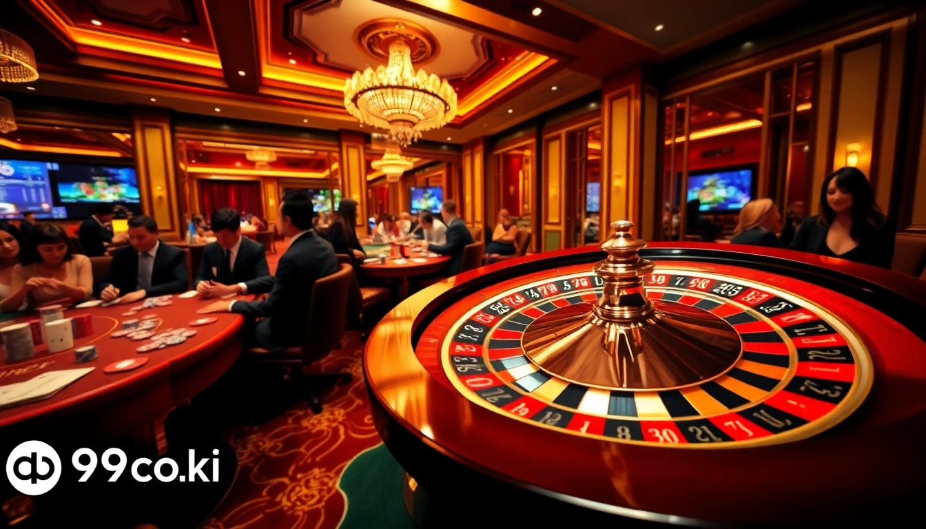 Experience high-stakes gambling fun at 99ok.co.im with vibrant roulette and poker action.