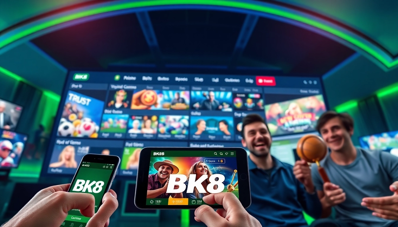 Engaging visual of bk860s.com showcasing online gaming excitement and reliability.