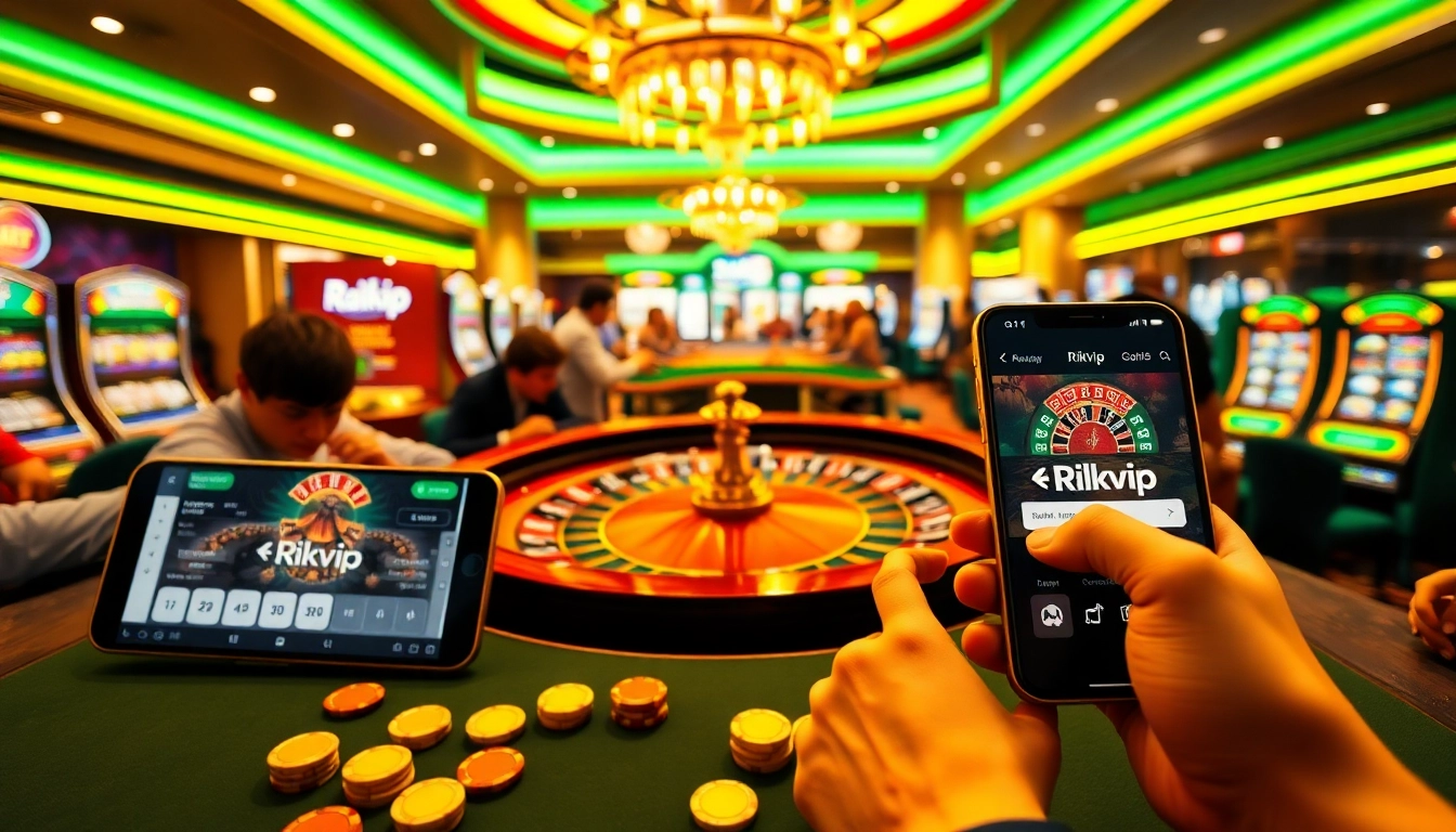 Experience exhilarating gameplay at rikvip.gb.net with immersive casino tables and vibrant slot machines.